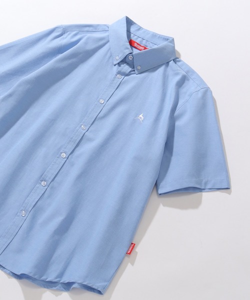 Healthknit(ヘルスニット)の「【Healthknit/ヘルスニット】オックスフォード ボタンダウン ワンポイント ショートスリーブシャツ(シャツ/ブラウス・メンズ・ホワイト/ライトグレー/サックスブルー・L/M/XL)」の7枚目の写真