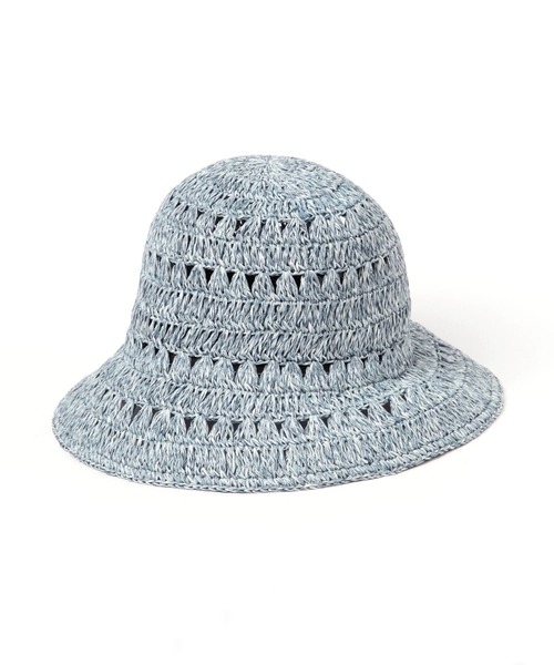 LAKOLE（ラコレ）の「透かしペーパーMIXハット / 100136（ハット・レディース・ベージュ/ブラック/ブルー・FREE）」の6枚目の写真