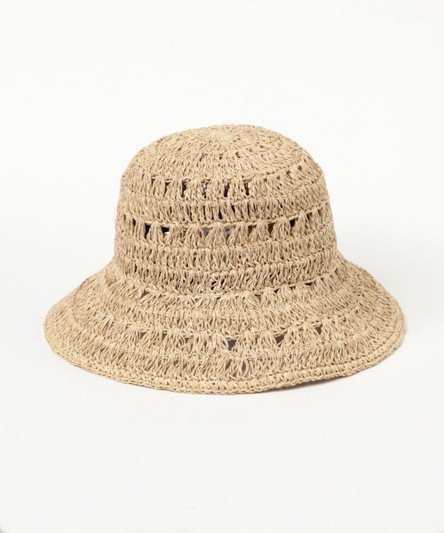 LAKOLE（ラコレ）の「透かしペーパーMIXハット / 100136（ハット・レディース・ベージュ/ブラック/ブルー・FREE）」の8枚目の写真