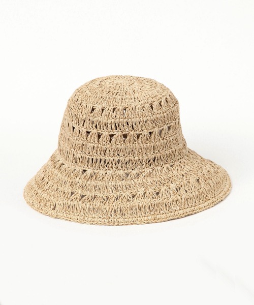 LAKOLE（ラコレ）の「透かしペーパーMIXハット / 100136（ハット・レディース・ベージュ/ブラック/ブルー・FREE）」の9枚目の写真