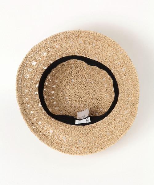 LAKOLE（ラコレ）の「透かしペーパーMIXハット / 100136（ハット・レディース・ベージュ/ブラック/ブルー・FREE）」の10枚目の写真