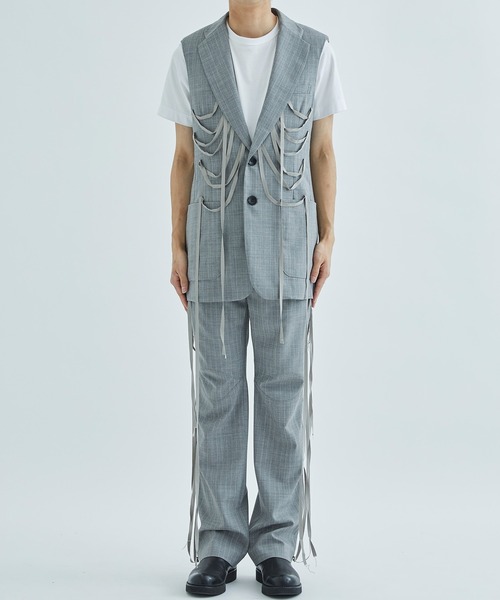 MASU(エムエーエスユー)の「【MASU/エムエーエスユー】BONE TAILORED VEST(ベスト・メンズ・その他17/グレー・46/44)」の9枚目の写真