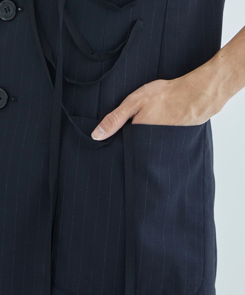 MASU(エムエーエスユー)の「【MASU/エムエーエスユー】BONE TAILORED VEST(ベスト・メンズ・その他17/グレー・46/44)」の14枚目の写真