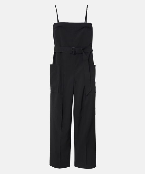 LE CIEL BLEU(ルシェルブルー)の「ベルテッドサファリジャンプスーツ / Belted Safari Jumpsuit(サロペット/オーバーオール・レディース・ベージュ/ブラック・36/38)」の9枚目の写真