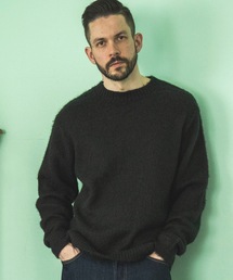 MR.OLIVE | 7G MOHAIR KNIT / MULTI BORDER SWEATER / M243139(ニット/セーター)