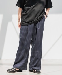 RAGEBLUE | ストライプタックワイドスラックス/イージーパンツ(スラックス)