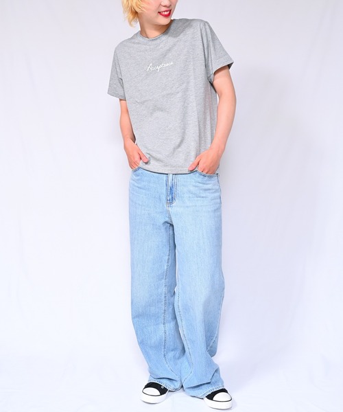 Alite cloth(アリーテクロス)の「ロゴTシャツ Acceptance(Tシャツ/カットソー・レディース・ブラック/ホワイト/ベージュ/グレー/オレンジ/ピンク/ブルー/グリーン・FREE)」の10枚目の写真