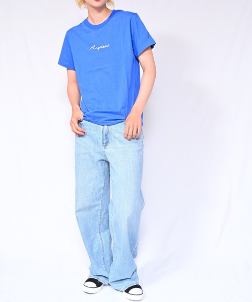 Alite cloth(アリーテクロス)の「ロゴTシャツ Acceptance(Tシャツ/カットソー・レディース・ブラック/ホワイト/ベージュ/グレー/オレンジ/ピンク/ブルー/グリーン・FREE)」の9枚目の写真