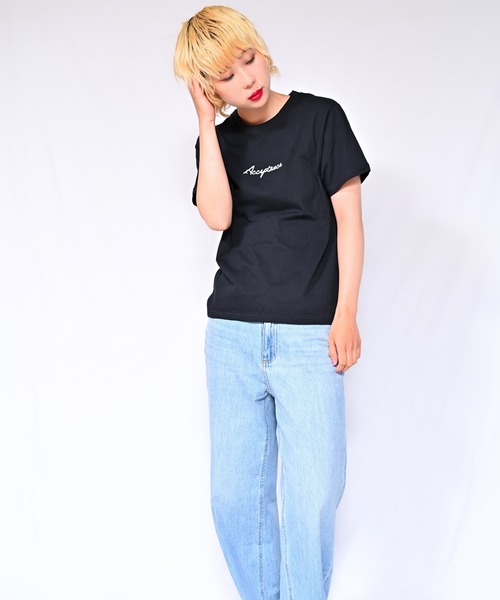 Alite cloth(アリーテクロス)の「ロゴTシャツ Acceptance(Tシャツ/カットソー・レディース・ブラック/ホワイト/ベージュ/グレー/オレンジ/ピンク/ブルー/グリーン・FREE)」の20枚目の写真