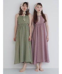 jumelle（ジュメロ）の「gingham cami op（ワンピース）」