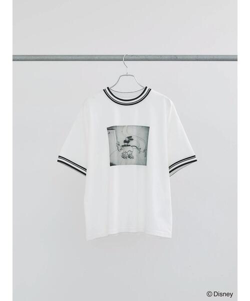 セール】オズワルド/ラインフォト半袖TEE（Tシャツ/カットソー