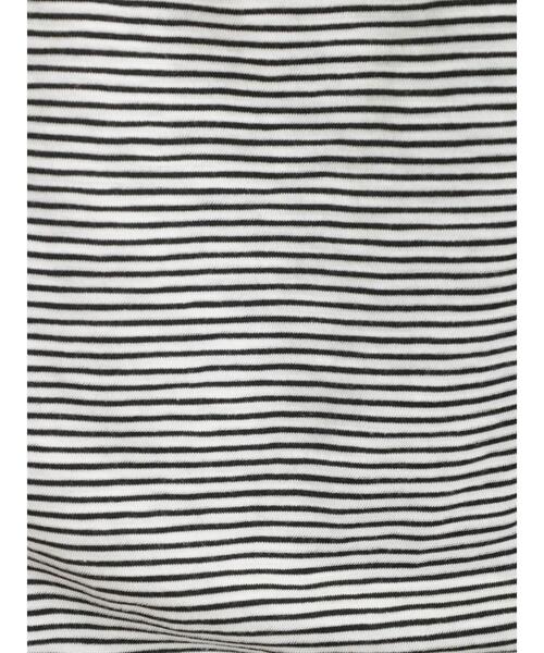 Samansa Mos2（サマンサ モスモス）の「胸元花柄テープ刺繍カットソー（Tシャツ/カットソー・レディース・ブラック/チャコールグレー/オフホワイト・F）」の10枚目の写真