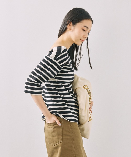 BABYLONE（バビロン）の「【BENCH MARKING SHIRT】＜別注＞バックオープンプルオーバー（Tシャツ/カットソー・レディース・その他1・フリー）」の13枚目の写真