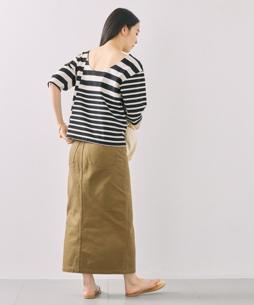 BABYLONE（バビロン）の「【BENCH MARKING SHIRT】＜別注＞バックオープンプルオーバー（Tシャツ/カットソー・レディース・その他1・フリー）」の9枚目の写真