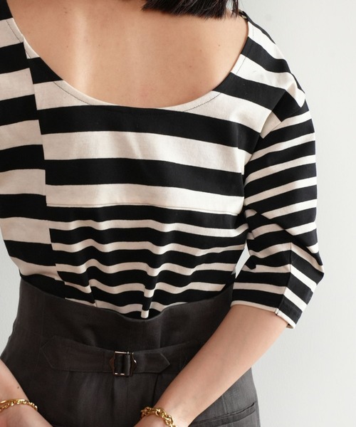 BABYLONE（バビロン）の「【BENCH MARKING SHIRT】＜別注＞バックオープンプルオーバー（Tシャツ/カットソー・レディース・その他1・フリー）」の16枚目の写真