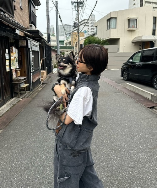 WudgeBoy（ワッジボーイ）の「chemical wash pants（その他パンツ・レディース・カーキ/ブラウン/ブラック・SMALL/MEDIUM/LARGE）」の8枚目の写真
