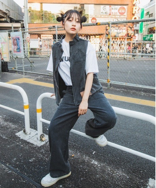 WudgeBoy（ワッジボーイ）の「chemical wash pants（その他パンツ・レディース・カーキ/ブラウン/ブラック・SMALL/MEDIUM/LARGE）」の10枚目の写真