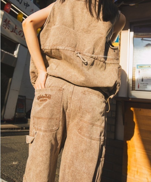 WudgeBoy（ワッジボーイ）の「chemical wash pants（その他パンツ・レディース・カーキ/ブラウン/ブラック・SMALL/MEDIUM/LARGE）」の16枚目の写真