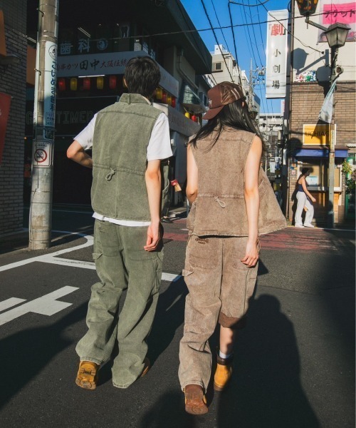 WudgeBoy（ワッジボーイ）の「chemical wash pants（その他パンツ・レディース・カーキ/ブラウン/ブラック・SMALL/MEDIUM/LARGE）」の18枚目の写真