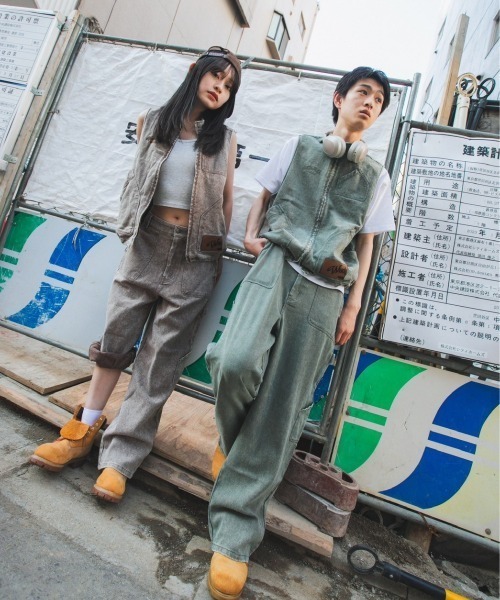 WudgeBoy（ワッジボーイ）の「chemical wash pants（その他パンツ・レディース・カーキ/ブラウン/ブラック・SMALL/MEDIUM/LARGE）」の19枚目の写真