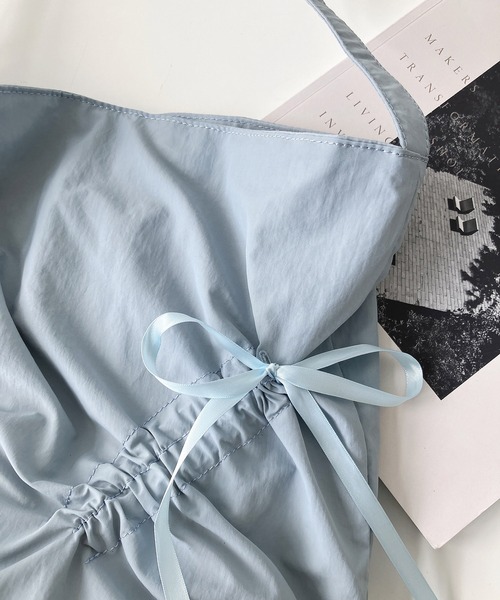 AS KNOW AS plus（アズノゥアズプラス）の「ドロストリボンショルダーバッグ 【ZOZOTOWN限定アイテム】（ショルダーバッグ・レディース・ブラック系/ブラック/ベビーピンク/ブルー/シルバー・FREE）」の9枚目の写真