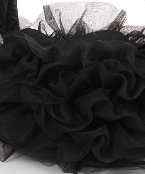 A part by（アパートバイ）の「【WEB限定】2WAYフリルバッグ（ショルダーバッグ・レディース・ブラック/アイボリー/グレー・FREE）」の13枚目の写真