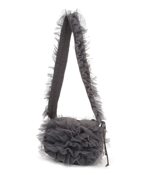 A part by（アパートバイ）の「【WEB限定】2WAYフリルバッグ（ショルダーバッグ・レディース・ブラック/アイボリー/グレー・FREE）」の21枚目の写真