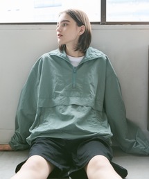 flaner | Loose nylon anorak hoodie / ルーズナイロンアノラックパーカー(パーカー)