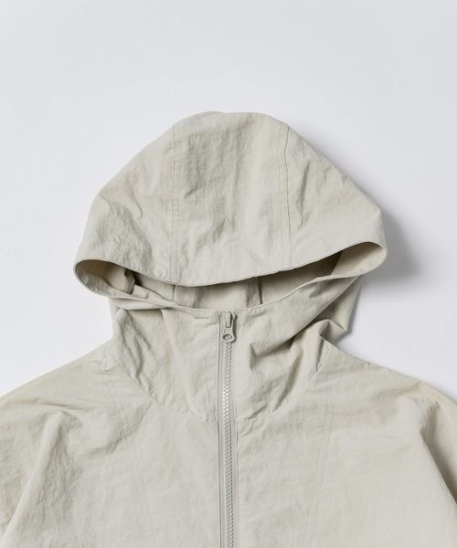 セール】Loose nylon anorak hoodie / ルーズナイロンアノラック