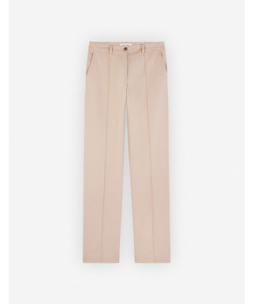 Maison Kitsune(メゾンキツネ)の「CHINO PANTS(チノパンツ・レディース・ライトベージュ・34/36/38)」の1枚目の写真