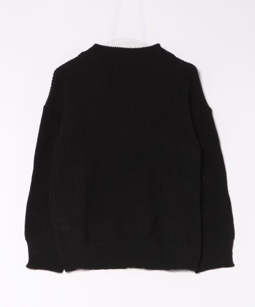 GENXDER（ノンジェンダー）の「【GENXDER】スタンドカラールーズフィットセーター（ニット/セーター・メンズ・ブラック/グレー・LARGE/X-LARGE/XX-LARGE）」の3枚目の写真