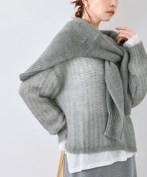 ROPE' PICNIC | シアーモヘア混ニットプルオーバー(ニット/セーター)