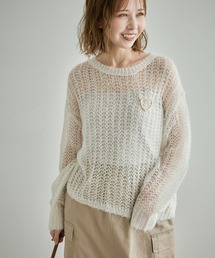 ROPE' PICNIC | シアーモヘア混ニットプルオーバー(ニット/セーター)