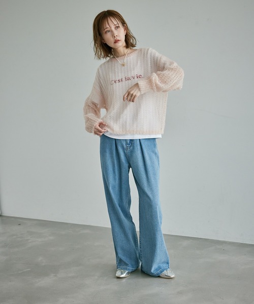 半額以下 2日間のみ価格‼️試着のみ✨ROPE'❤️カシミヤ混ニット 2023-B-GGM93120_sub05_500x.jpg