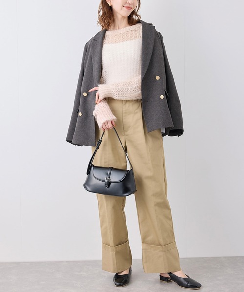 ROPE' PICNIC(ロペピクニック)の「シアーモヘア混ニットプルオーバー(ニット/セーター・レディース・キナリ/ブラウン系その他3/ピンク系その他2/グレー・38)」の21枚目の写真