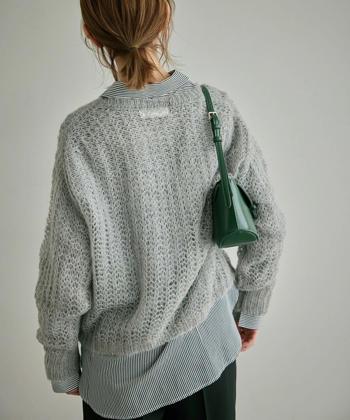 ROPE' PICNIC(ロペピクニック)の「シアーモヘア混ニットプルオーバー(ニット/セーター・レディース・キナリ/ブラウン系その他3/ピンク系その他2/グレー・38)」の11枚目の写真