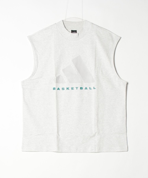 adidas(アディダス)の「アディダス バスケットボール ノースリーブTシャツ(ジェンダーニュートラル) / アディダスオリジナルス adidas Originals(タンクトップ・メンズ・ブルー/グレー・XX-LARGE/3XL/LARGE/MEDIUM/SMALL/X-LARGE/X-SMALL)」の11枚目の写真