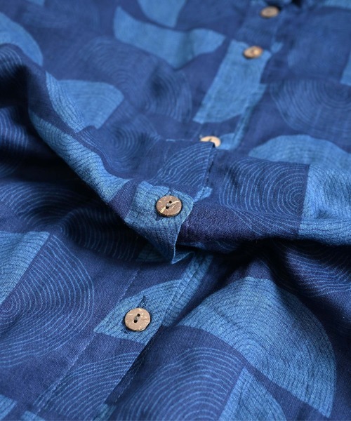 美品　MHL. インディゴシャツ　2サイズ MARGARET HOWELL MHL エムエイチエル マーガレットハウエル