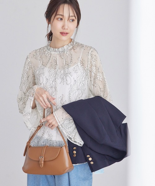 ROPE' PICNIC（ロペピクニック）の「フレンチレースブラウス（シャツ/ブラウス・レディース・キナリ/ブラック・38）」の11枚目の写真