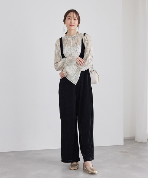ROPE' PICNIC（ロペピクニック）の「フレンチレースブラウス（シャツ/ブラウス・レディース・キナリ/ブラック・38）」の15枚目の写真