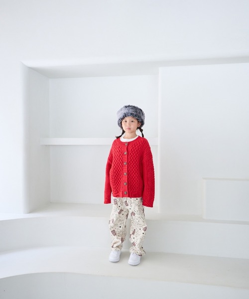 LOWRYS FARM(ローリーズファーム)の「フィッシャーマンニット 145395(ニット/セーター・キッズ・アイボリー/ネイビー/レッド・110cm/130cm/150cm)」の22枚目の写真