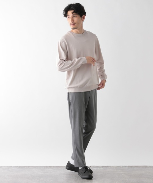 GLOBAL WORK（グローバルワーク）の「アンチピリングニット/クルーネック/116305（ニット/セーター・メンズ・グレー/アッシュグレー/アイボリー/ブラック/グリーン/ネイビー・SMALL/MEDIUM/LARGE/X-LARGE）」の20枚目の写真