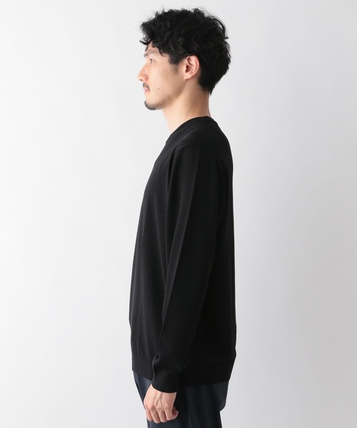 BRIEFING ブラック クルーネック ニット 新品 ニットセーター フラッグロゴ ブラック | ゴルフ | ニューエラ