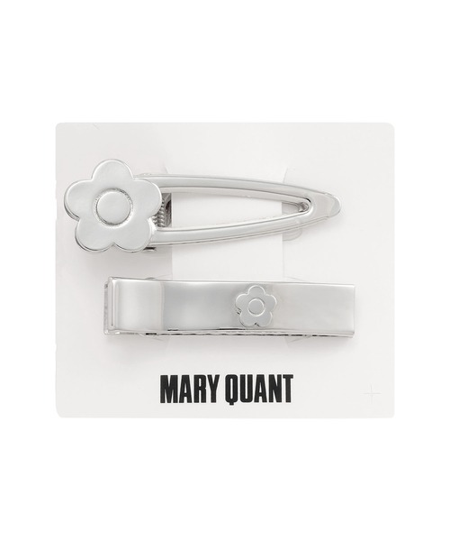 MARY QUANT（マリークワント）の「デイジーメタル ワニクリップセット（バレッタ/ヘアクリップ・レディース・ゴールド/シルバー・FREE）」の2枚目の写真