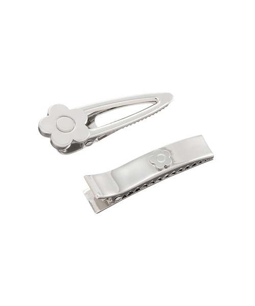 MARY QUANT（マリークワント）の「デイジーメタル ワニクリップセット（バレッタ/ヘアクリップ・レディース・ゴールド/シルバー・FREE）」の7枚目の写真