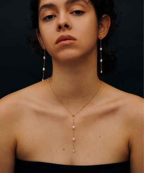 【セール】LAPUIS(ラピュイ) Drop Pearl necklace（ネックレス）｜LAPUIS（ラピュイ）