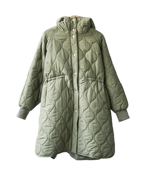セール】キルトフード付きコート（モッズコート）｜mili an deni