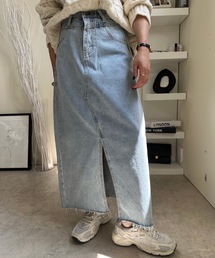 ULEULA | フロントスリットタイトデニムスカート(スカート)