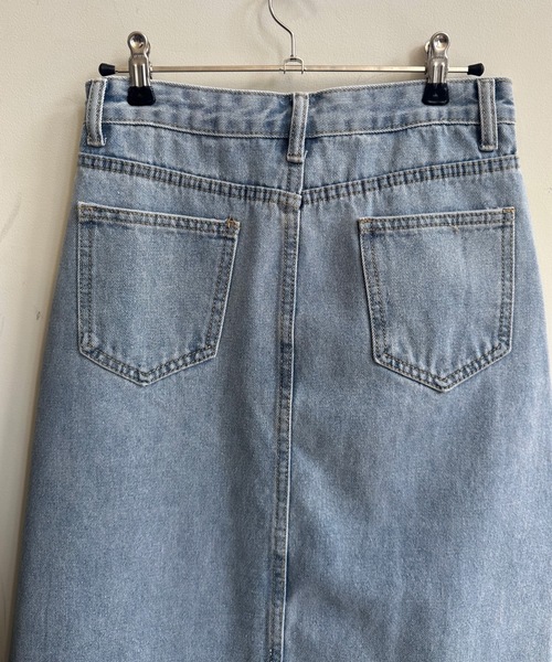 ULEULA(ウルア)の「フロントスリットタイトデニムスカート(スカート・レディース・ブルー・MEDIUM/LARGE)」の21枚目の写真
