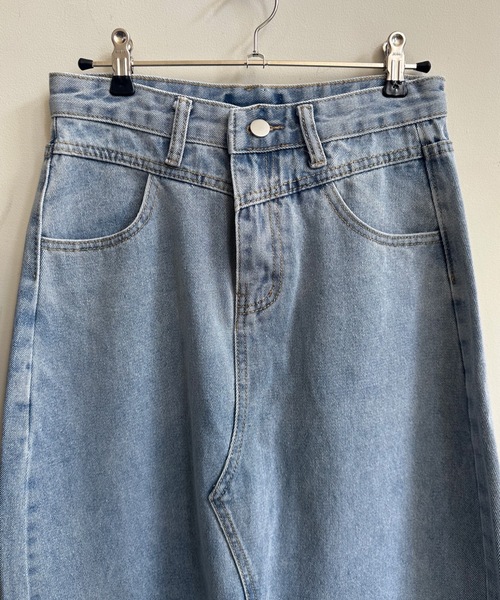 ULEULA(ウルア)の「フロントスリットタイトデニムスカート(スカート・レディース・ブルー・MEDIUM/LARGE)」の20枚目の写真